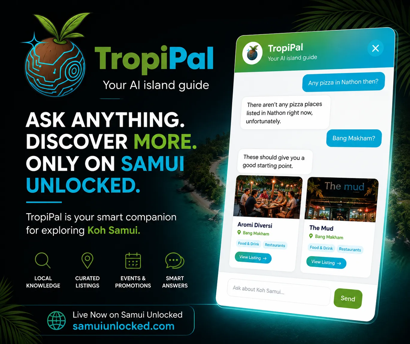 TropiPal AI island guide