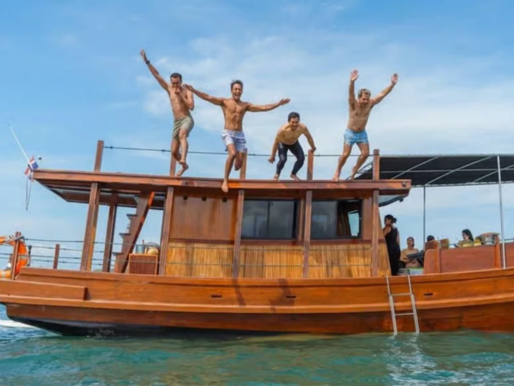 Half-Day Wooden Boat Cruise with Snorkeling