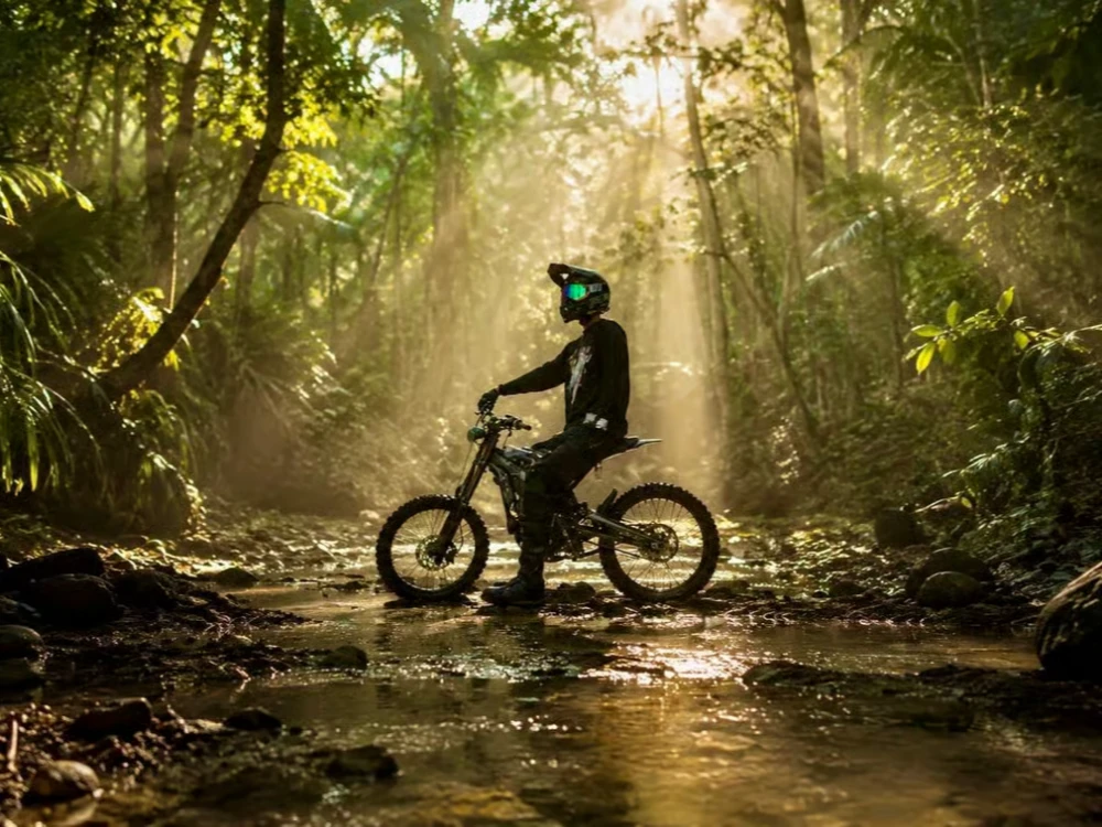 Electric Motorbike Trip in the mountains