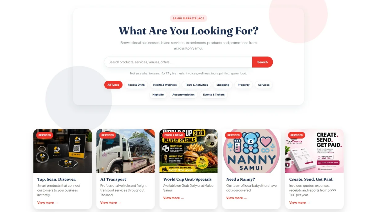 Discover More with the Samui Unlocked Marketplace