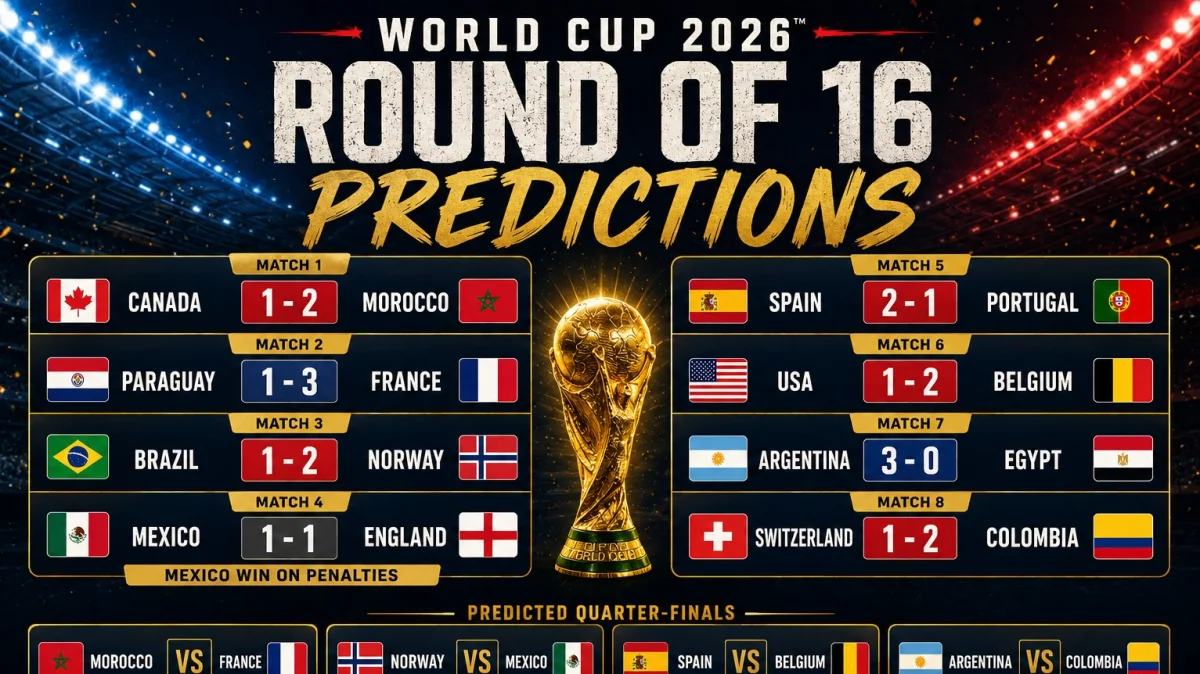 World Cup 2026: Round of 16 Predictions