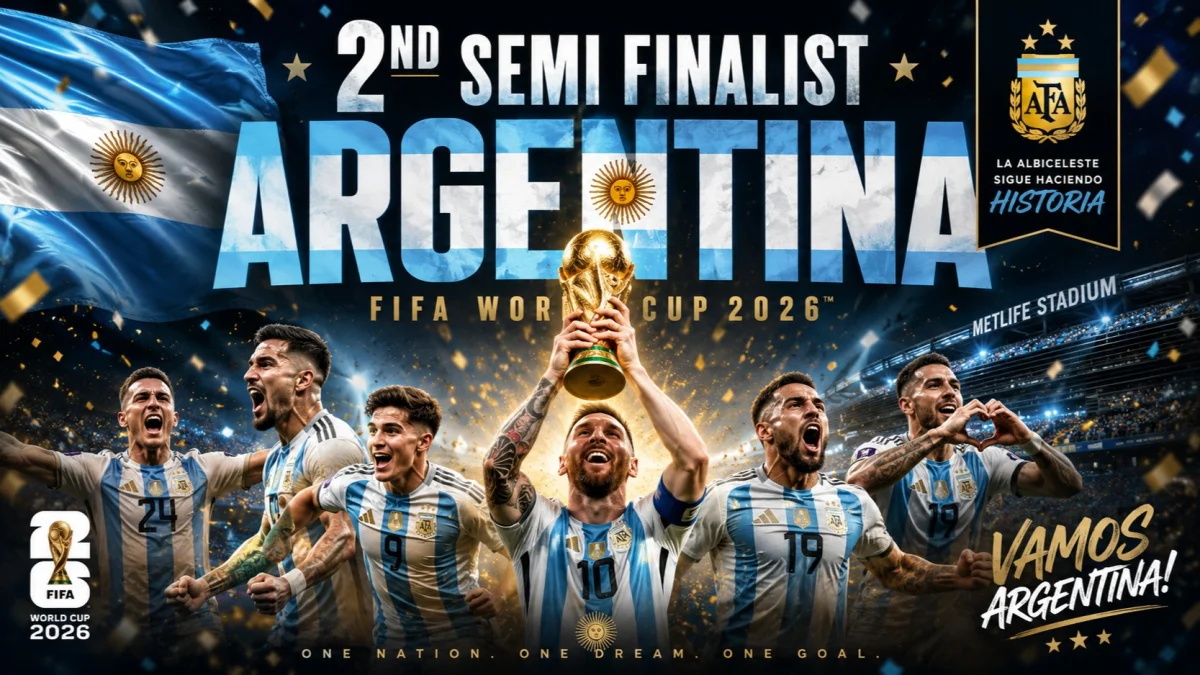 World Cup Semi Final - Argentina vs England: 2-1