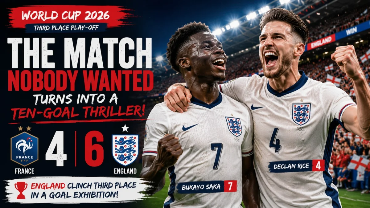 France 4-6 England: The Match Nobody Wanted Becomes a Ten-Goal Thriller