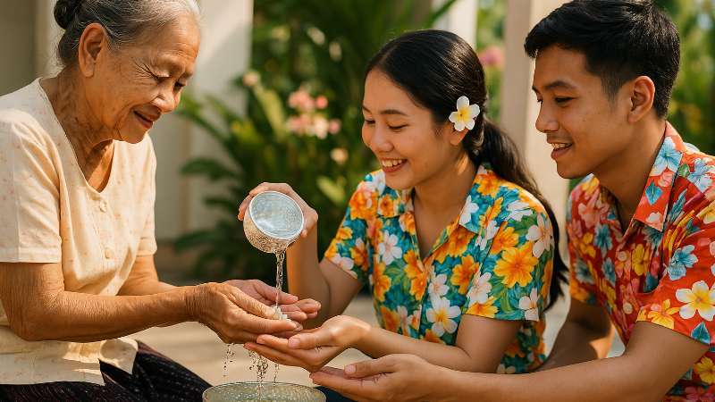 Soaked in Joy: Celebrating Songkran on Koh Samui