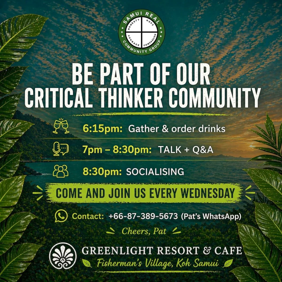 "Samui Real" Critical Thinkers Community