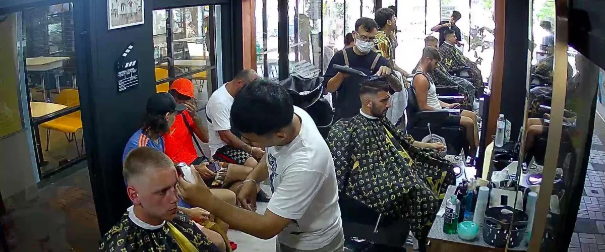 Barbershop Haircut & Shave