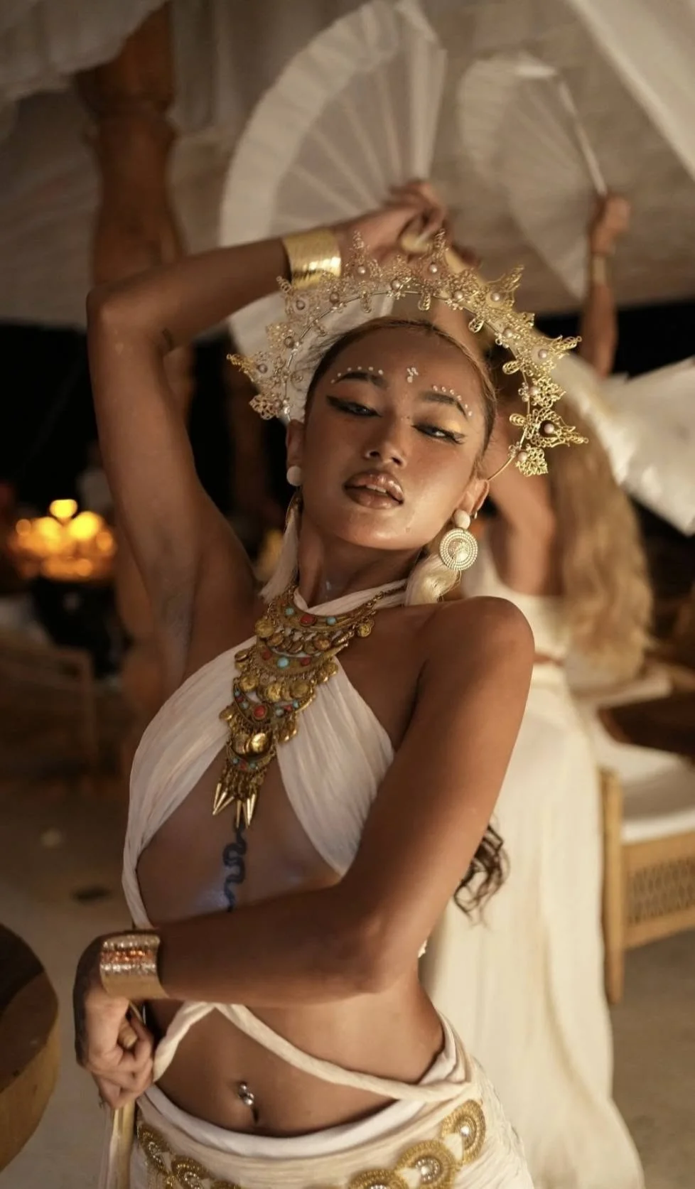 Bohemian Chic White Night