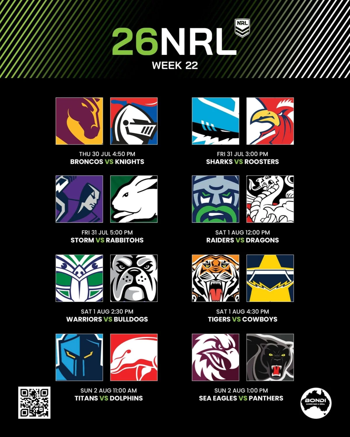 26NRL Week 22
