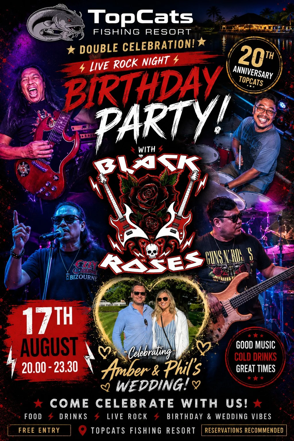 20th Anniversary Topcats Feat. Black Roses