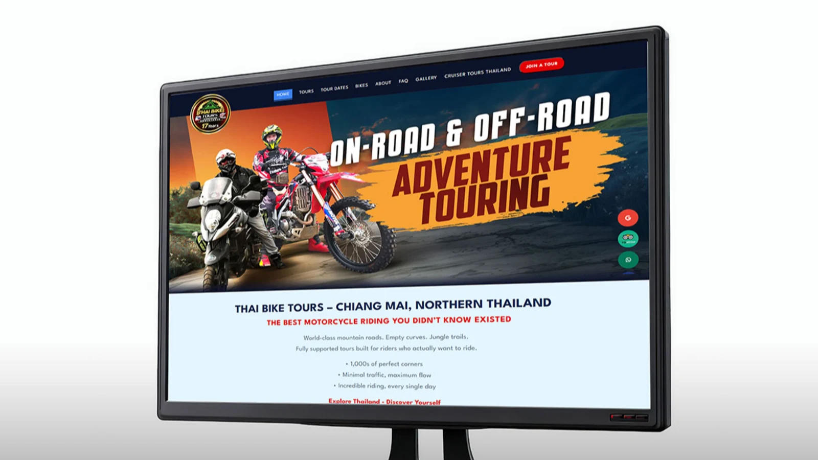 New Website: Thai Bike Tours