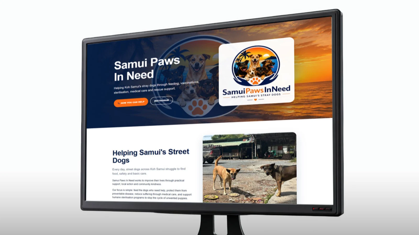 New Website: Samui Paws