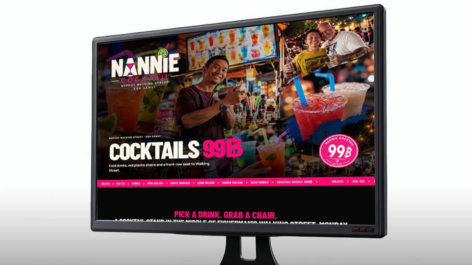 New Website: Nannie Cocktail Samui